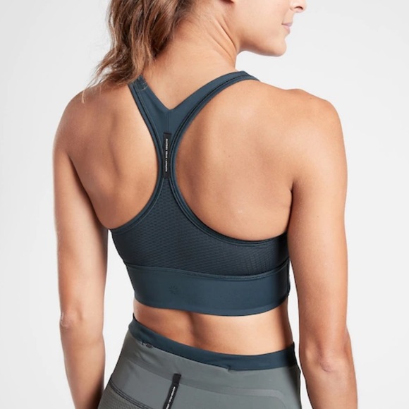 Athleta green Legend High Neck Bra - Picture 2 of 5